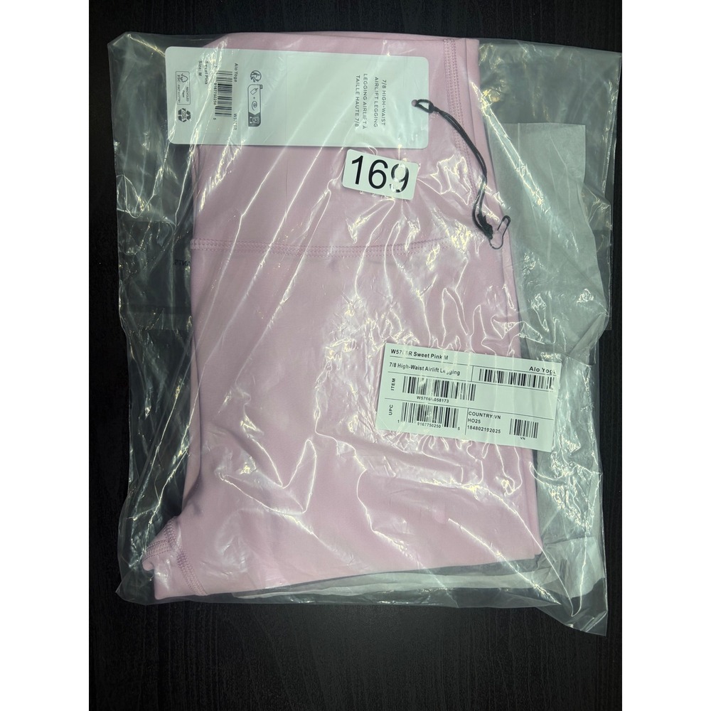 Alo Yoga 7/8 High-Waist Airlift Legging Sweet Pink W5766R Womens Medium NWT